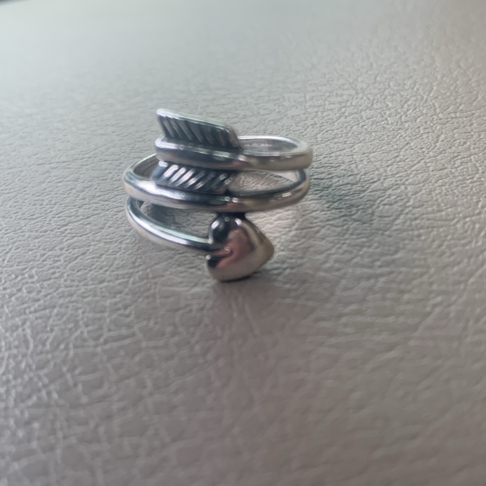 James Avery heart and arrow ring